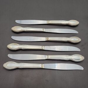 Rogers Bros International Silverplate Set 6 Knives 1959 REFLECTION 1847